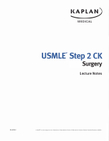 Kaplan USMLE Step 2 CK Surgery Lecture Notes 2014.pdf